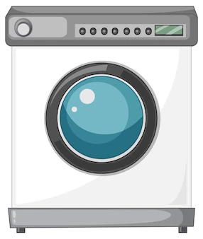 washing machine isolated white background 1308 61579 Home Solution India